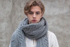 MITHIO sweater ZIP and scarf PAULINE