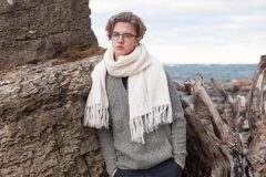 MITHIO sweater ZIP and scarf PAULINE