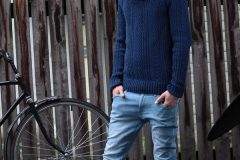 MITHIO  wool sweater KALA JYRI NAVY