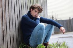 MITHIO  wool sweater KALA JYRI NAVY