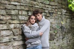 MITHIO  wool scarf PAULINE and sweater KALA JYRI