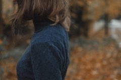 MITHIO merino sweater POLO-W-NAVY