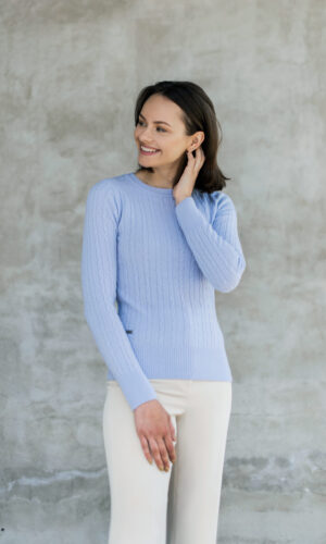 MITHIO Ellie O Light Blue Merino
